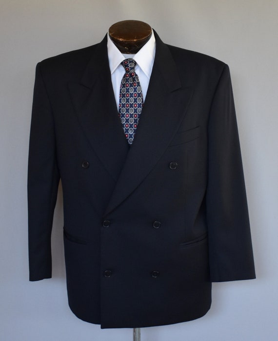 90s Gianfranco Ferre Studio 0001 Sport Jacket Navy Blue Mens