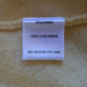 90年代ヴィンテージ ペンドルトン カシミアセーター、ライトトープ ケーブルニット プルオーバーセーター、サイズM ミディアム 画像 7