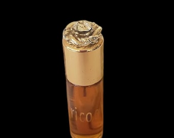 Vintage Ciro Ricochet Perfume, Jeweled Rhinestone Top, Discontinued, Full Perfumette Bottle