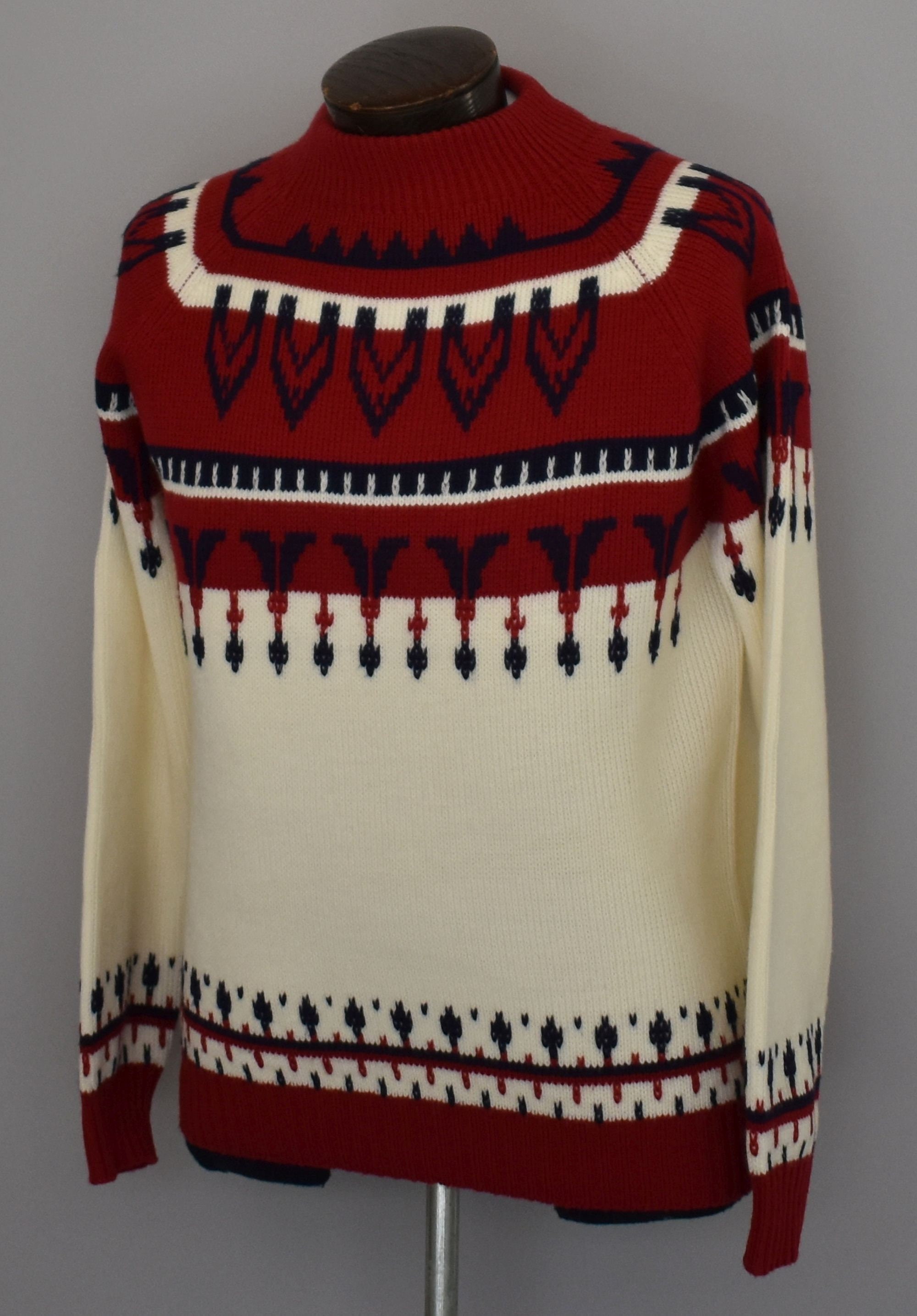70s Jcpenney Nordic Design Sweater 