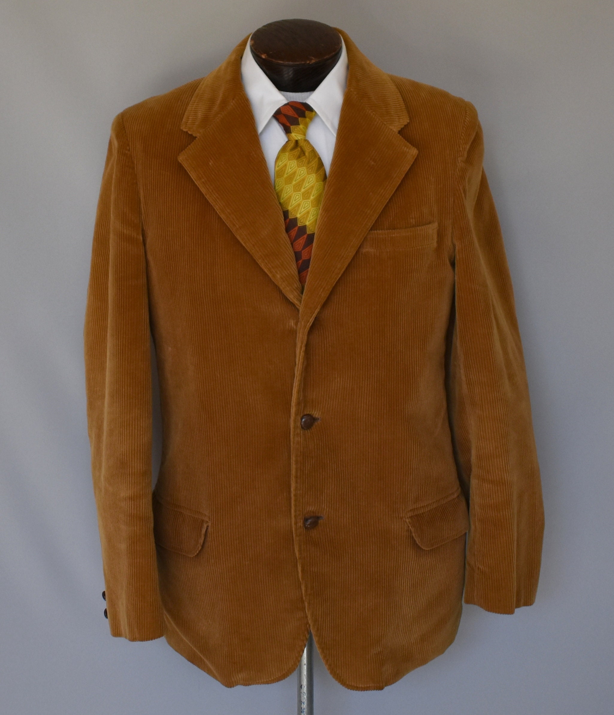 70s Cotton Corduroy Sport Coat Vintage 1970s Jack Daniels - Etsy