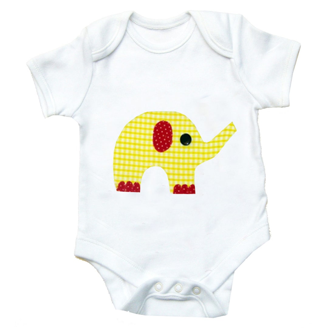Elephant Baby Bodysuit, Baby Clothing, Baby Shirt, Gender Neutral Baby ...