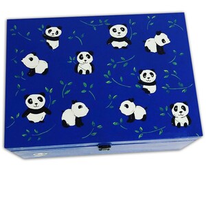 Personalised Panda Keepsake Box, Memory Box, Gifts for Girls, Panda ...