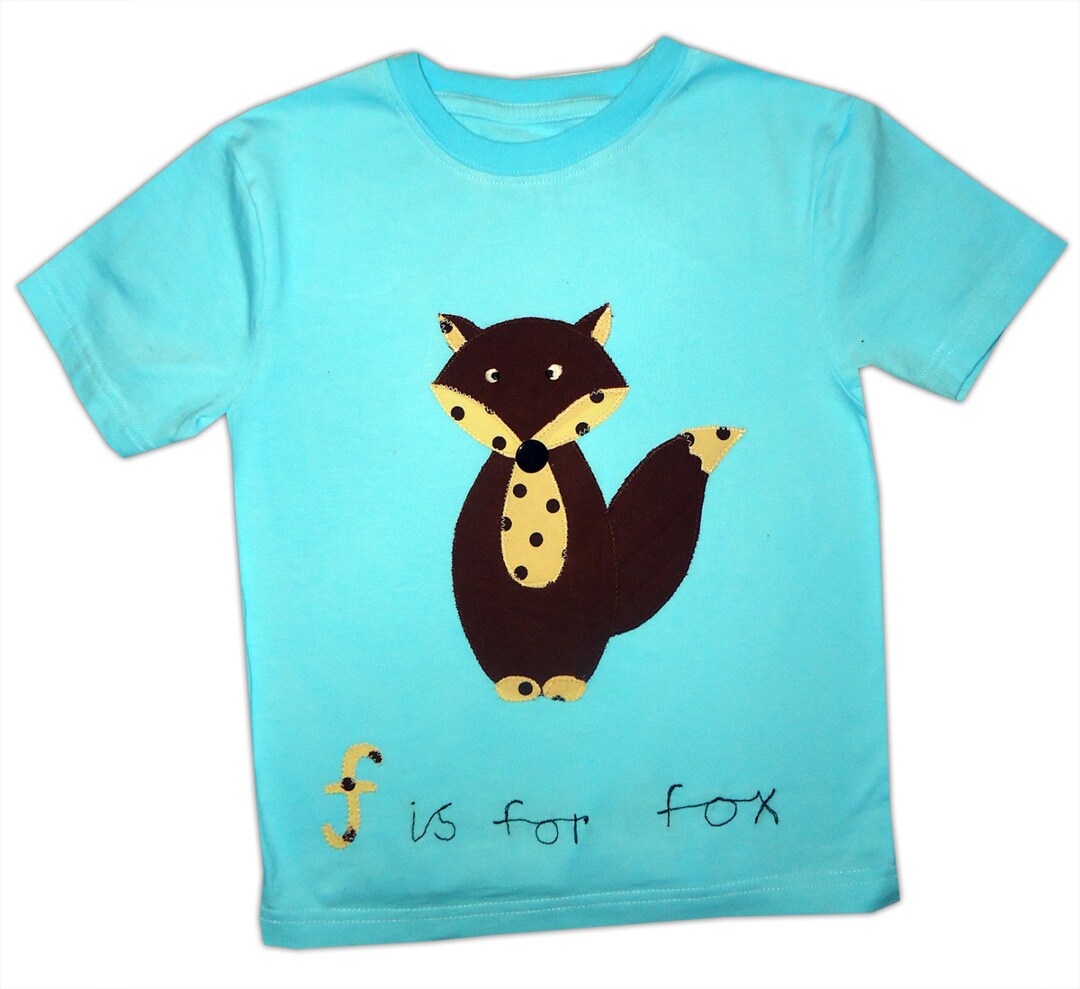 Kids Fox Tshirt Kids Fox Tee Shirt Boys Clothing Girls Etsy
