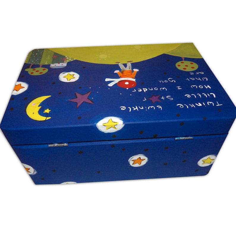 Personalised Twinkle Twinkle Little Star Keepsake Box / Memory Box ...