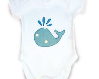 Wal Baby Bodysuit, Babykleidung, Baby-Jungen Geschenk, Baby-Mädchen Geschenk, Wal-Liebhaber, Baby-Shirt
