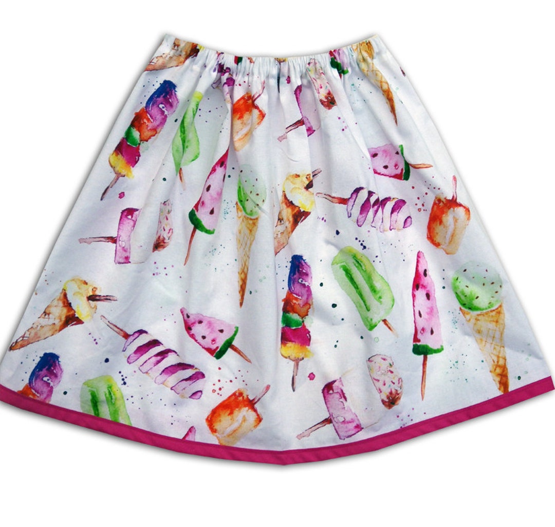 Decoration Ice Cream スカート　白 Decoration Ice Cream Skirt by Angelic Pretty