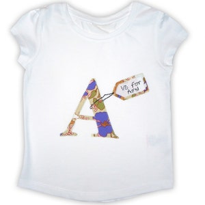 Camiseta personalizada para niñas, camiseta con letras, ropa para niñas, regalo personalizado, regalo para niñas