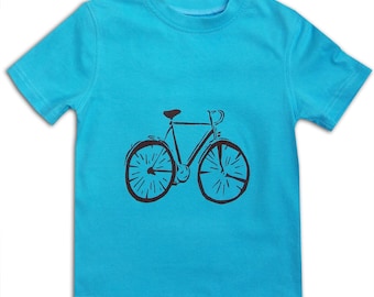 Kids Bike T-Shirt, Bicycle Tshirt, Bike Tee Shirt, Bicycle Tee Shirt, Cycling Tee Shirt, Gift for Bike Lover, Boys Clothing