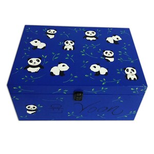 Personalised Panda Keepsake Box, Memory Box, Gifts for Girls, Panda ...