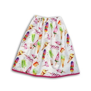 Women's Ice Cream / Ice Lolly Skirt, Summer Skirt, Gift for Her, Gift for Mum