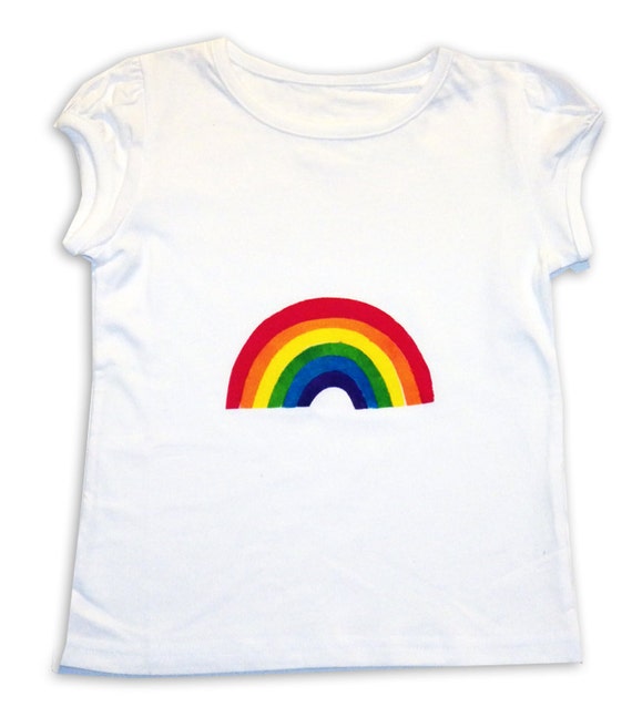 Girl's Unicorn and Rainbow Outfit, Skirt and T-shirt