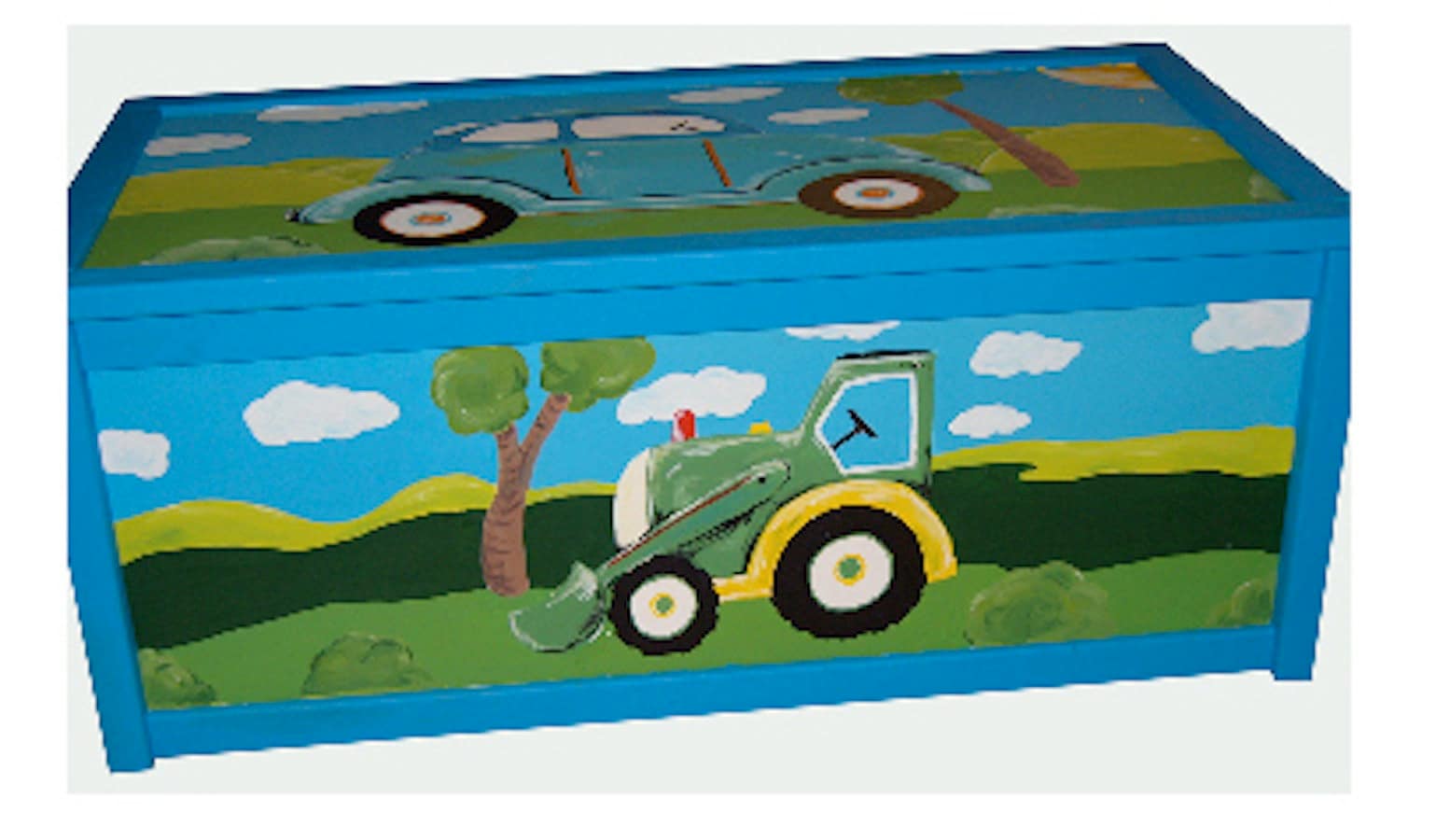 Personalised Car Toy Box Storage Box Chest Nursery Decor Etsy
