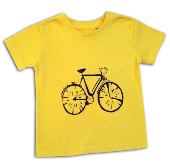T shirts met fiets print hotsell