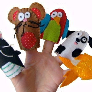 Marionetas de dedo de animales, mascotas, juguetes para niños, juguetes para niños pequeños, relleno de calcetines, regalo para niños, regalo para niñas