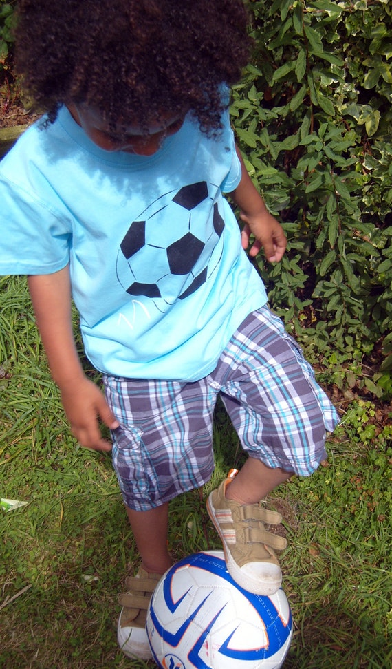 Kids voetbal T-shirt voetbal T-shirt jongens kleding - Etsy Nederland