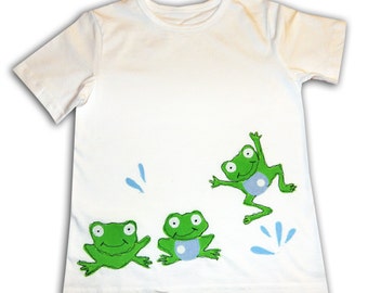 Kinder Frösche T-shirt, Jungen Shirt, Kleinkinderkleidung