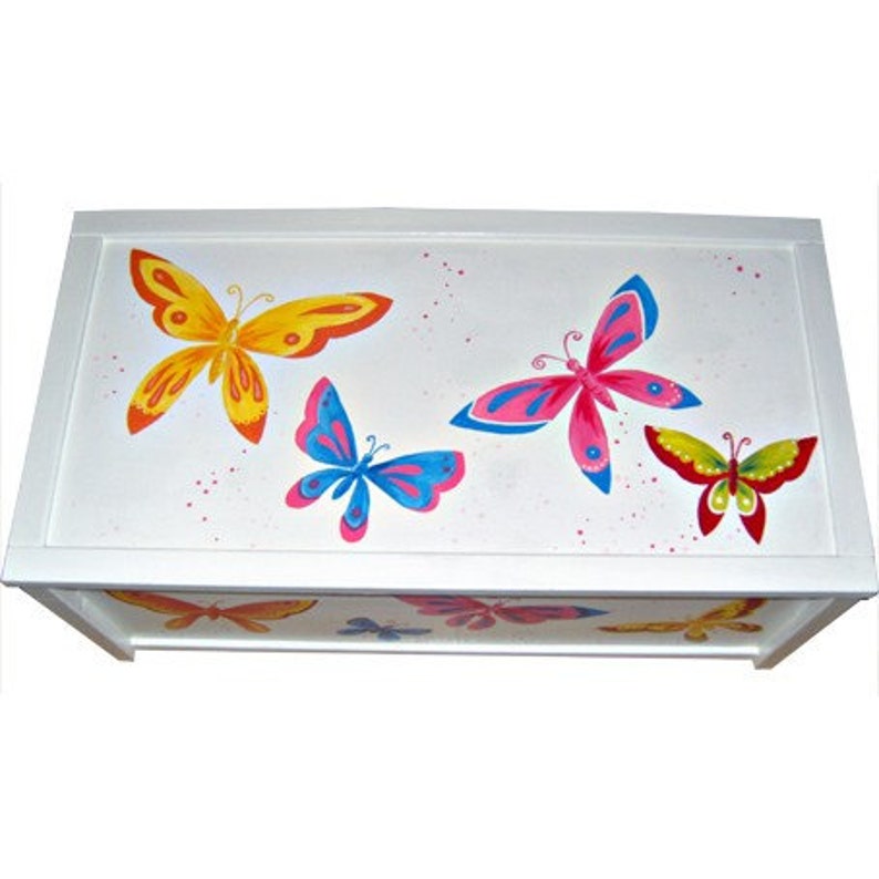 Personalised Butterfly Toy Box Storage Box Chest Nursery Etsy