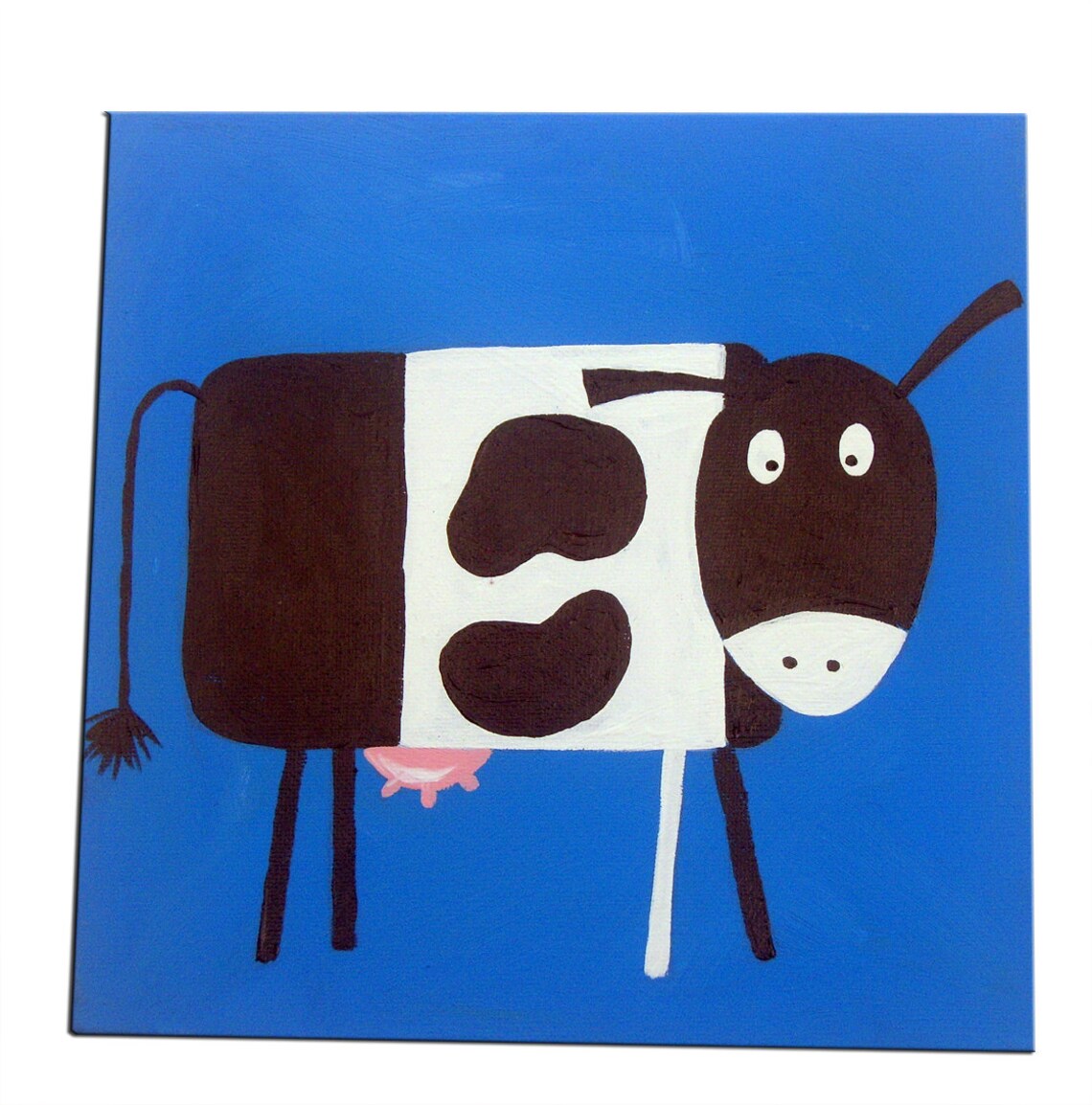 Kids Farm Animal Art Paintings on Canvas X 4 Nursery Decor Etsy