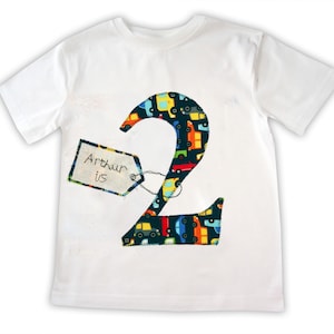 Boy&#39;s Age T-Shirt, Birthday Shirt, Boys Personalised T-shirt, Boys Personalized Tee Shirt, Boys Party, Boys Clothing