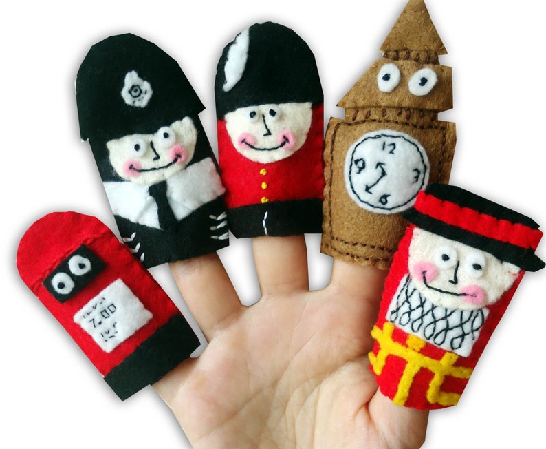 Britain Bodysuit and Finger Puppets Gift Set Gift for Babies Etsy