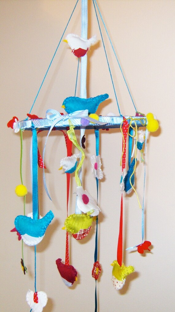 bird cot mobile