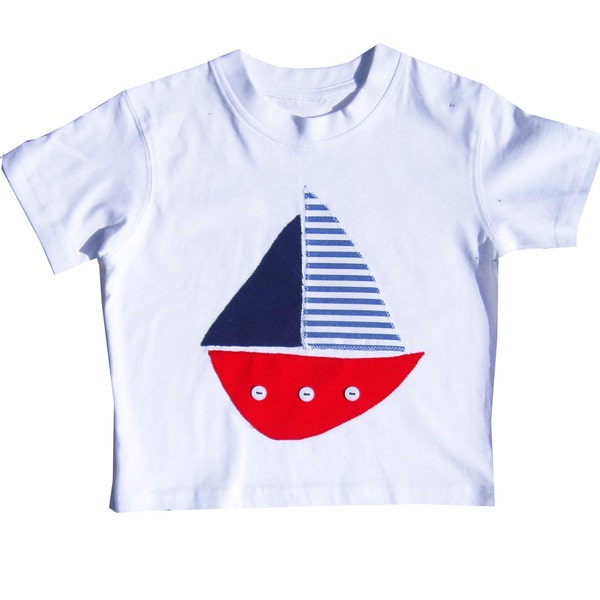 Boys Boat T-shirt, Boys Clothing, Sailing T-shirt, Toddler Clothing, Baby Boy Clothes