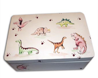 Personalised Dinosaur Keepsake Box, Memory Box, Baby Boy Gift, Dinosaur Gift, Gift for Boys