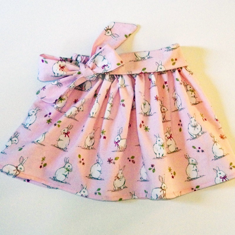 Girl's Rabbit Skirt, Easter Clothing, Girls Clothing, Easter Outfit