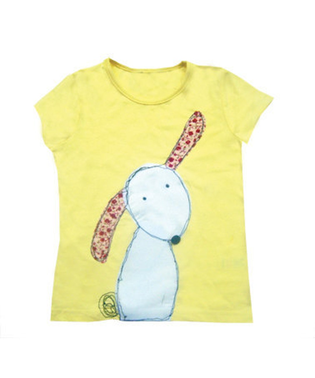 Girls Rabbit T-shirt, Bunny Tee, Kids Easter Gift, Rabbit Lover Gift - Etsy