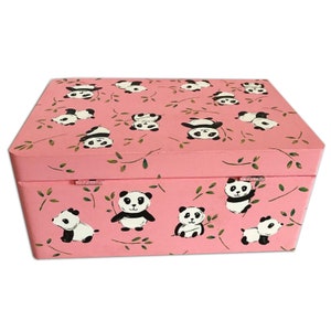 Personalised Panda Keepsake Box, Memory Box, Gifts for Girls, Panda ...
