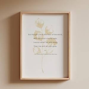 GK Chesterton — &quot;But Though I Lie&quot; —Digital Download