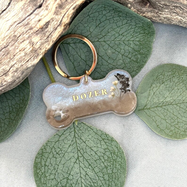 Handmade Pet Cremation Keepsake: Memorial Charm, Ashes Pendant image 2