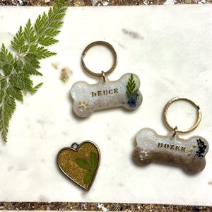 Handmade Pet Cremation Keepsake: Memorial Charm, Ashes Pendant image 1