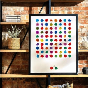 Ikko Tanaka 70s Retro Typography Art Print Colourful Clean Japanese Text Typography Poster Vibrant Japanese Characters for Minimalist Decor