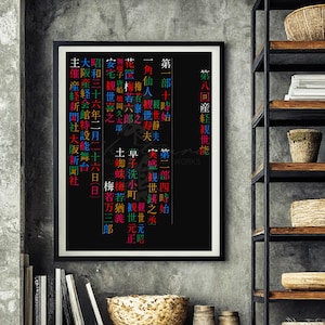 Tanaka Ikko Noh Print: Minimalist Japanese Art, Mid-Century Modern