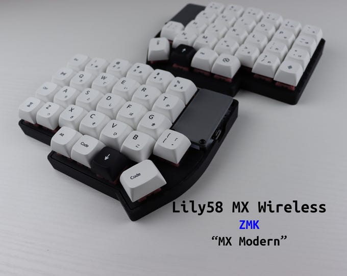 Lily58 MX Wireless Split Mechanical Keyboard