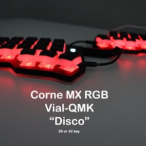 Corne Split Keyboard &quot;Disco&quot;