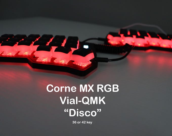 Corne Split Keyboard "Disco"