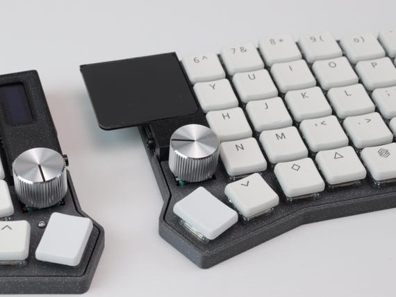 Sofle Split Keyboard 分割キーボード 58keys グレー Sofle Choc RGB Trackpad Split Keyboard - Etsy