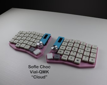 すぐに使える Sofle RGB ロープロファイル Choc キーボード x MBK