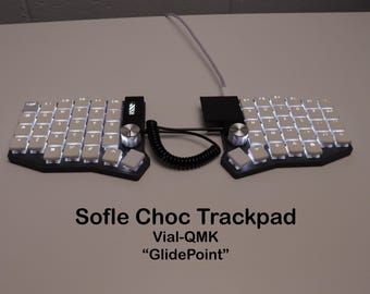 Sofle Choc RGB Trackpad split keyboard