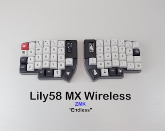 Lily58 MX Wireless Split Mechanical Keyboard