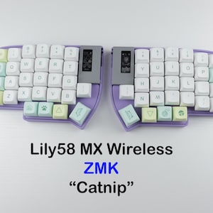 Lily58 MX Wireless Split Mechanical Keyboard