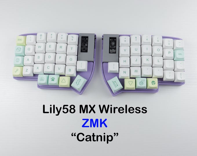 Lily58 MX Wireless Split Mechanical Keyboard