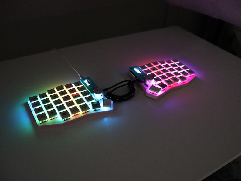 Split Keyboard Led Sofle Choc Split Mechanical Keyboard - Etsy
