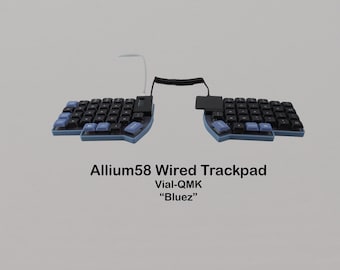 Allium58 Trackpad Low Profile Split Keyboard