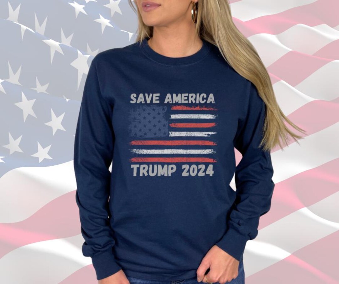Bandiera Trump 2024 Save America 2x3 Ft | Poliestere 100D Rossa Multicolore
