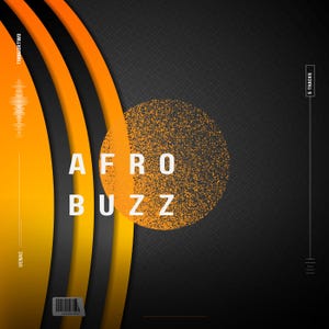 Può includere: Design della copertina dell'album con il testo "AFRO BUZZ" in lettere bianche. Lo sfondo è nero con linee curve arancioni e gialle e un cerchio arancione strutturato. L'album ha 5 tracce.