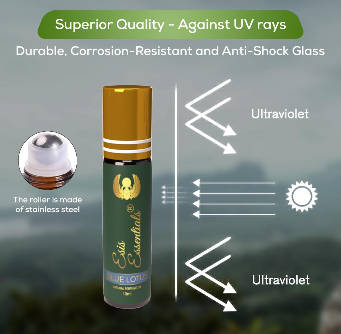 エジプシャン ブルー ロータス 天然香料 ロールオン 本物の香り